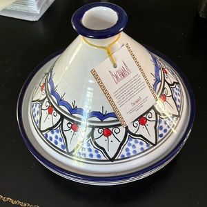 Handmade ceramic Tajine Tagine from Tunisia. NEVER USED! Great gift